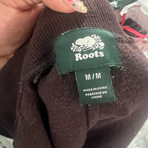 Roots Dark Brown Slim Fit Joggers - Picture 5 of 5